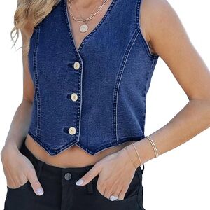 denim vest